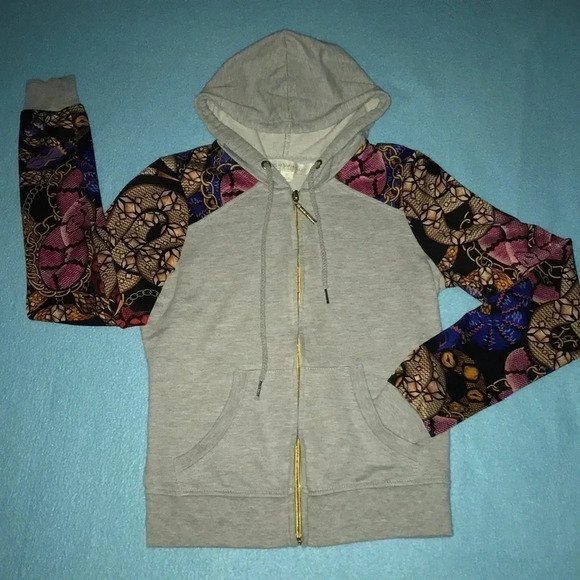 𝅺NICKI MINAJ hooded zip up sweatshirt size S - Picture 1 of 10